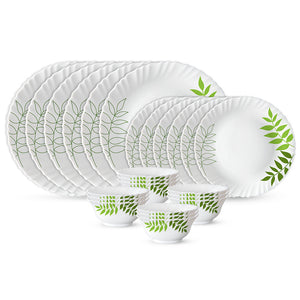 Larah by Borosil, Lush Dinner Set