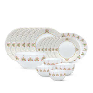 Larah by Borosil, Shalimar Dinner Set