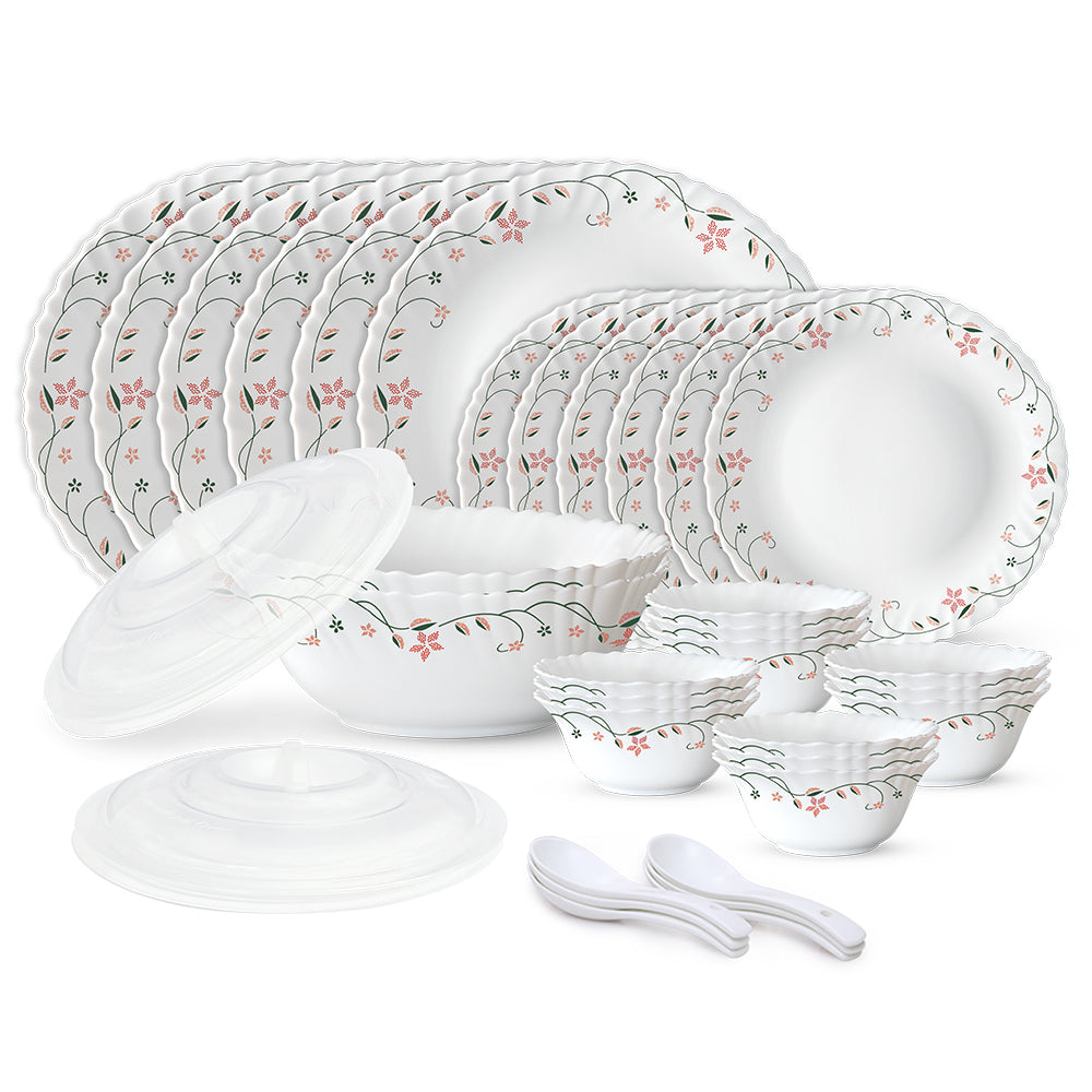 Larah by Borosil, Garland Dinner Set