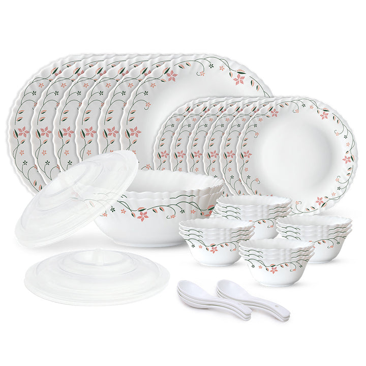 Larah by Borosil, Garland Dinner Set