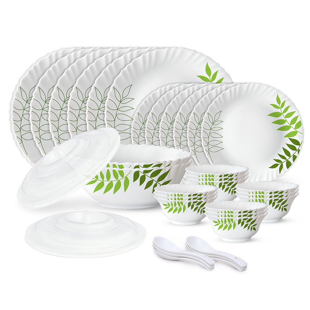 Larah by Borosil, Lush Dinner Set