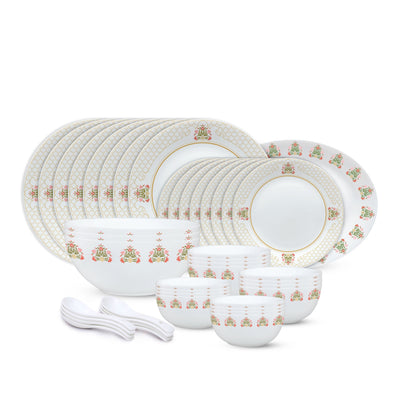 Larah by Borosil, Shalimar Dinner Set