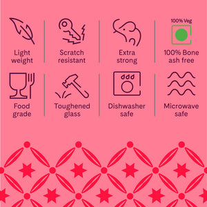 Larah by Borosil, Astra Dinner Set