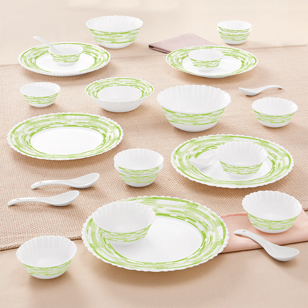 Larah by Borosil, Aura Dinner Set