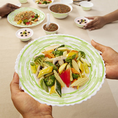 Larah by Borosil, Aura Dinner Set