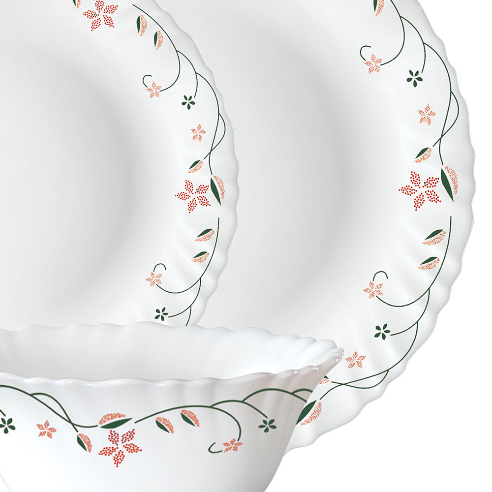 Larah by Borosil, Garland Dinner Set