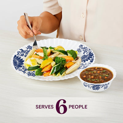 Larah by Borosil, Leona Dinner Set