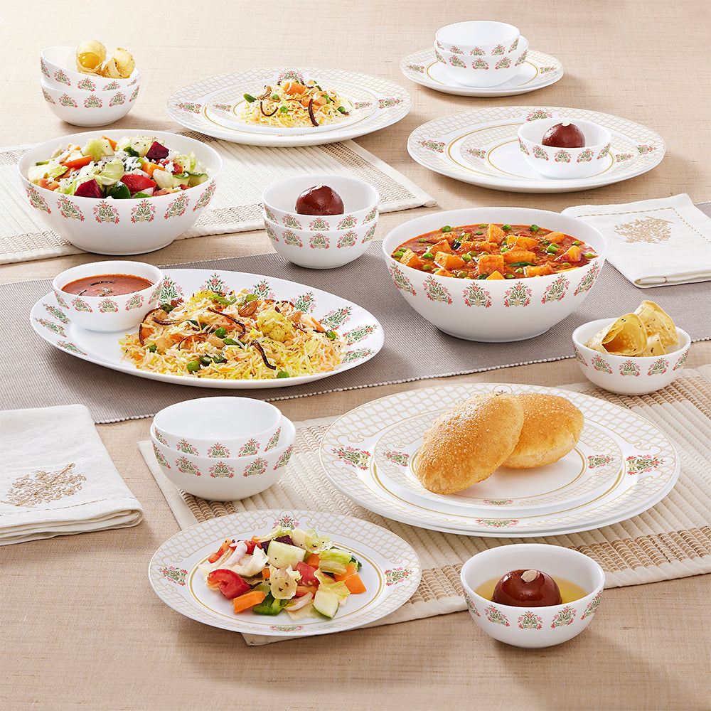 Larah by Borosil, Shalimar Dinner Set