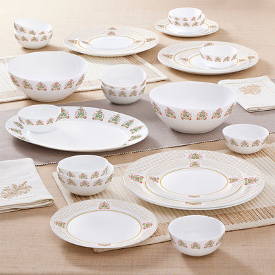 Larah by Borosil, Shalimar Dinner Set