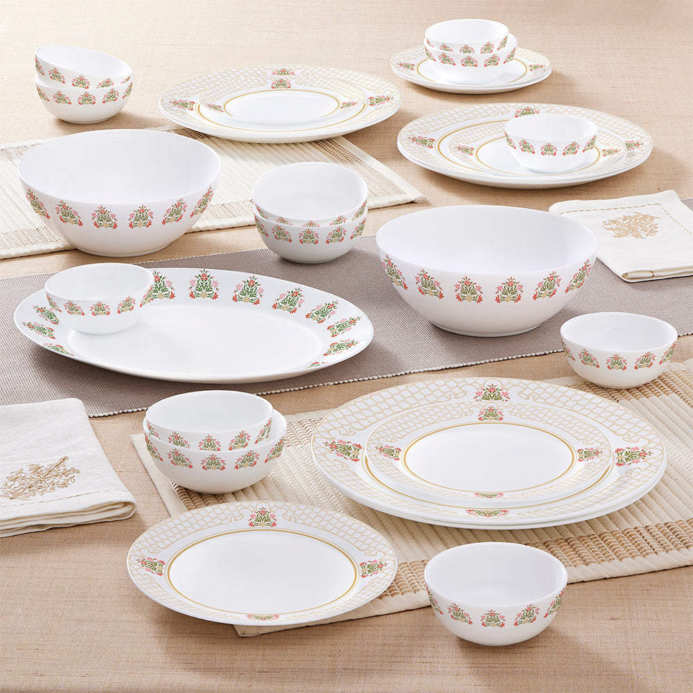 Larah by Borosil, Shalimar Dinner Set