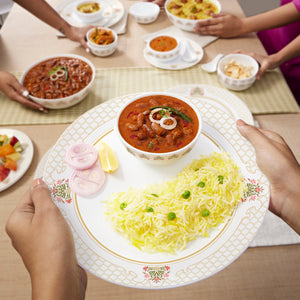 Larah by Borosil, Shalimar Dinner Set