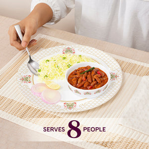 Larah by Borosil, Shalimar Dinner Set