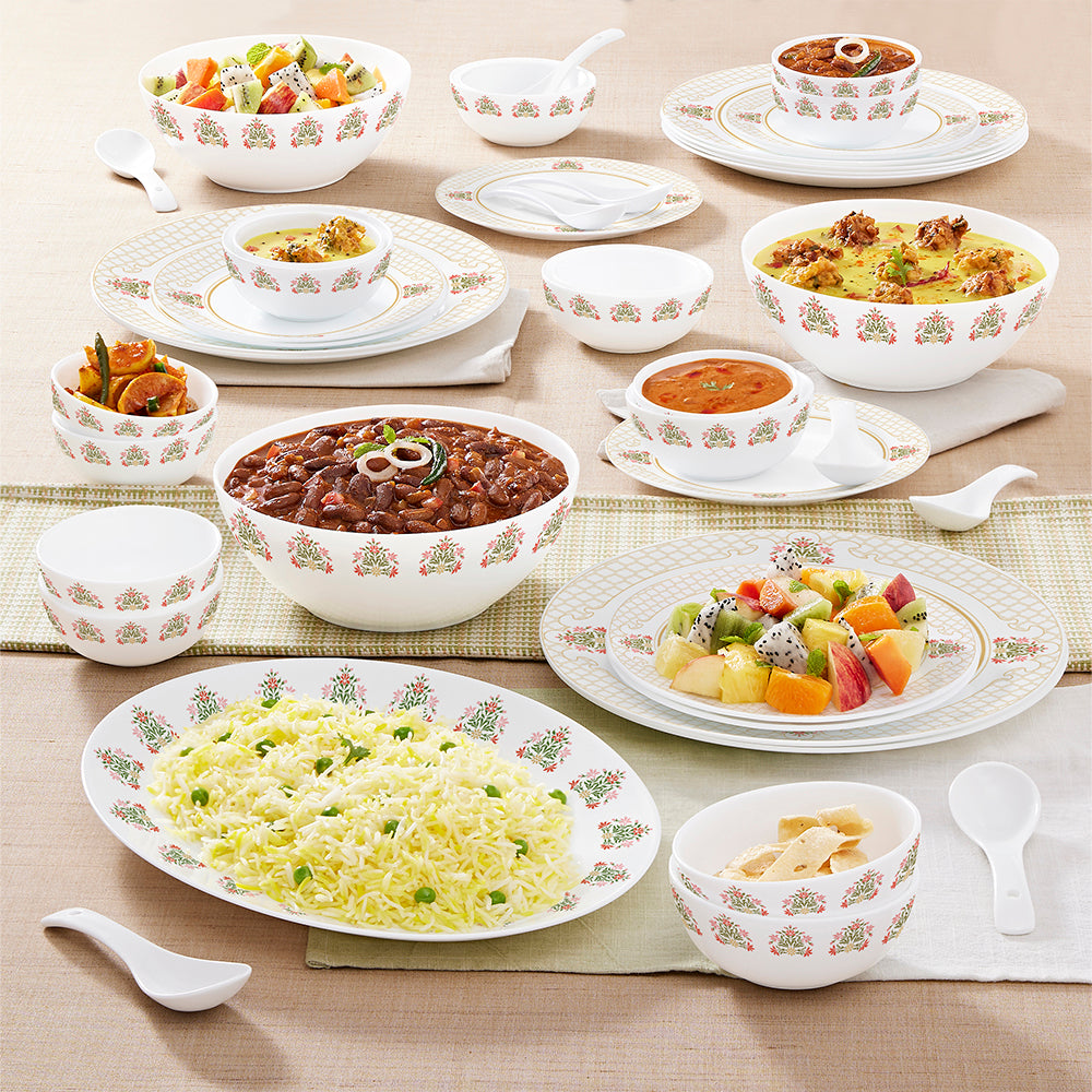 Larah by Borosil, Shalimar Dinner Set