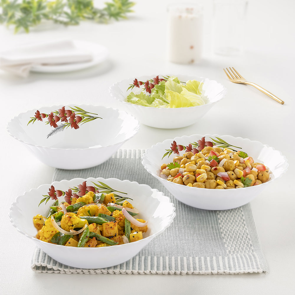 Larah by Borosil Red Iris Festive Glory Set