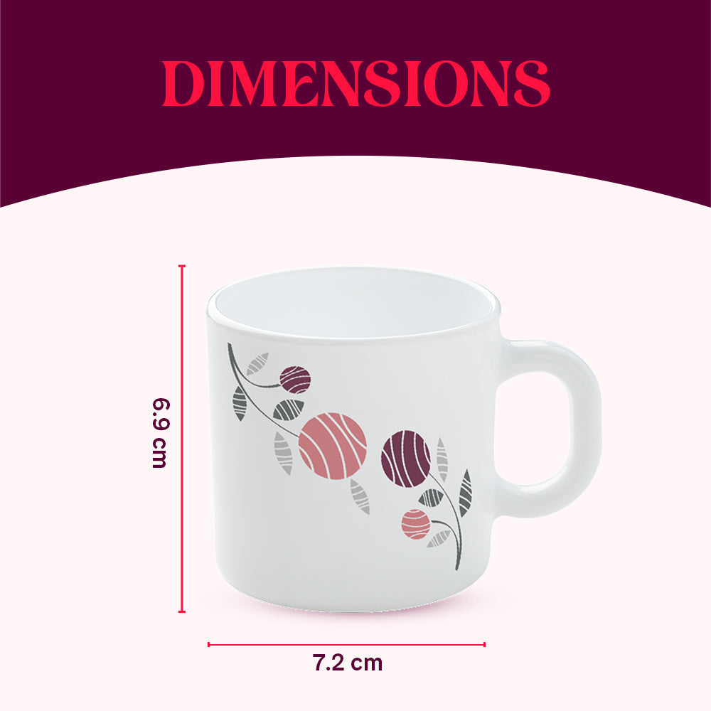 Larah By Borosil Dahlia Mug Set