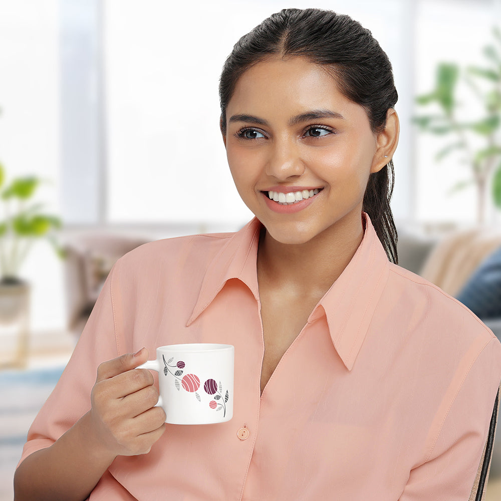 Larah By Borosil Dahlia Mug Set