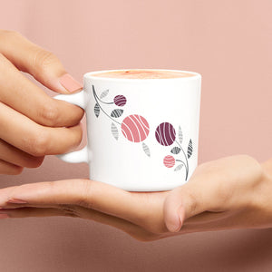 Larah By Borosil Dahlia Mug Set