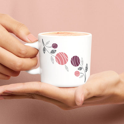 Larah By Borosil Dahlia Mug Set
