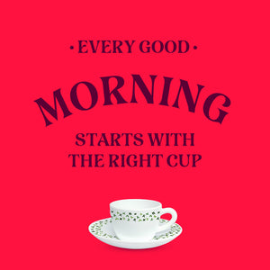 Larah By Borosil Sage Cup n Saucer Set