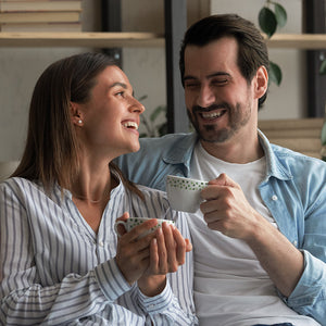 Larah By Borosil Sage Cup n Saucer Set