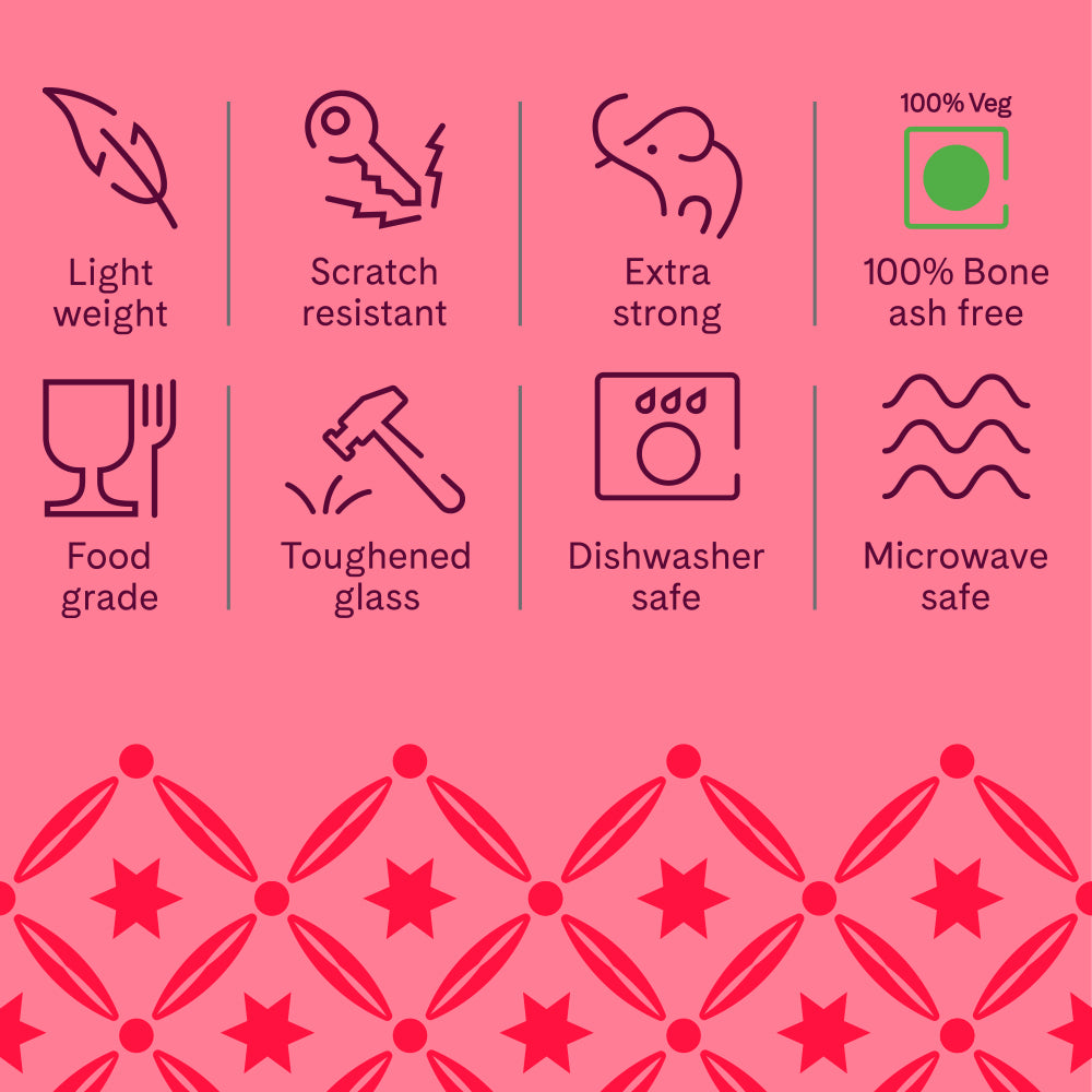 Larah By Borosil Sage Cup n Saucer Set