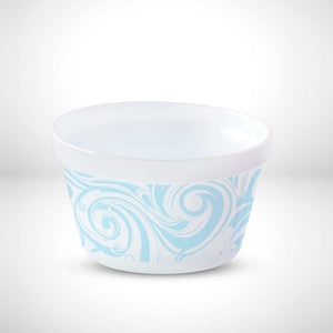 Larah by Borosil Frosty Blue Ice Cream Bowl Set