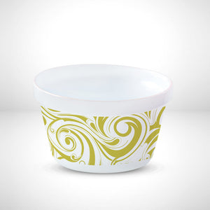 Larah by Borosil Frosty Green Ice Cream Bowl Set
