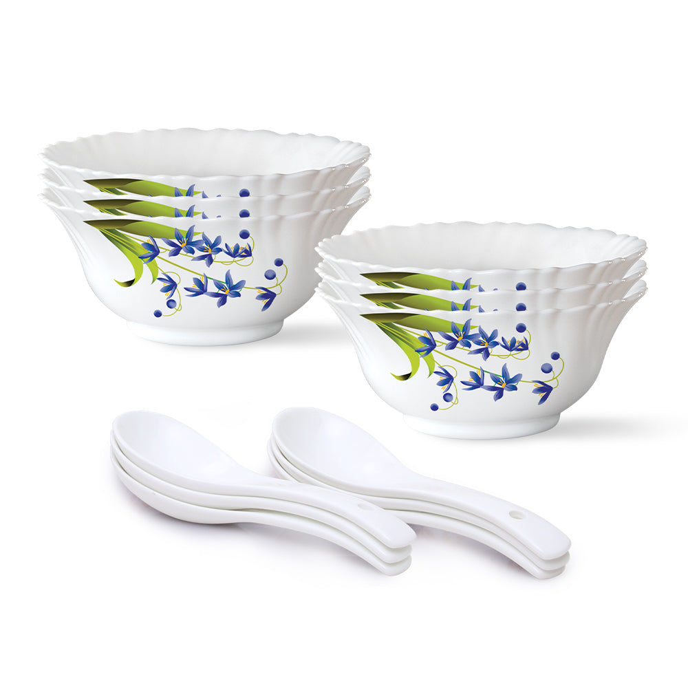 Larah by Borosil Lavender Soup Bowl Set