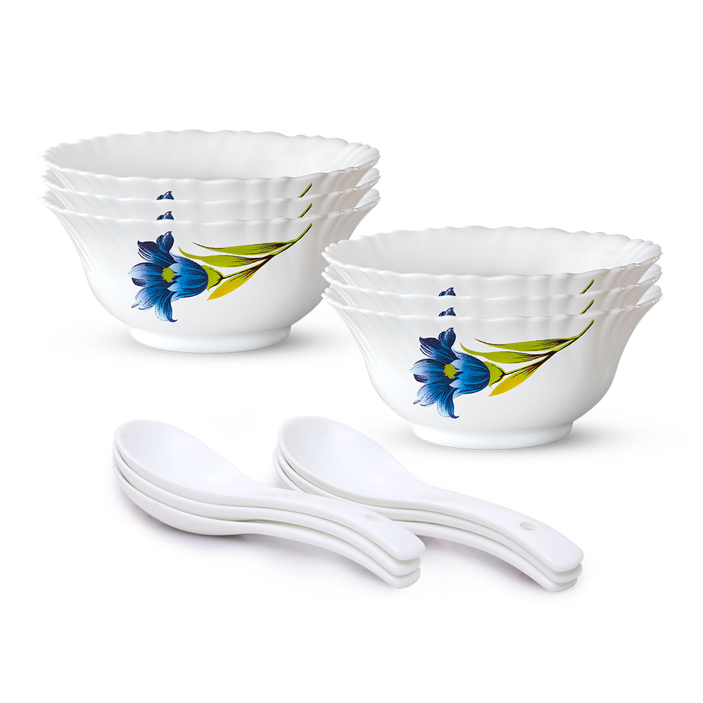 Larah by Borosil Nina Soup Bowl w Spoon