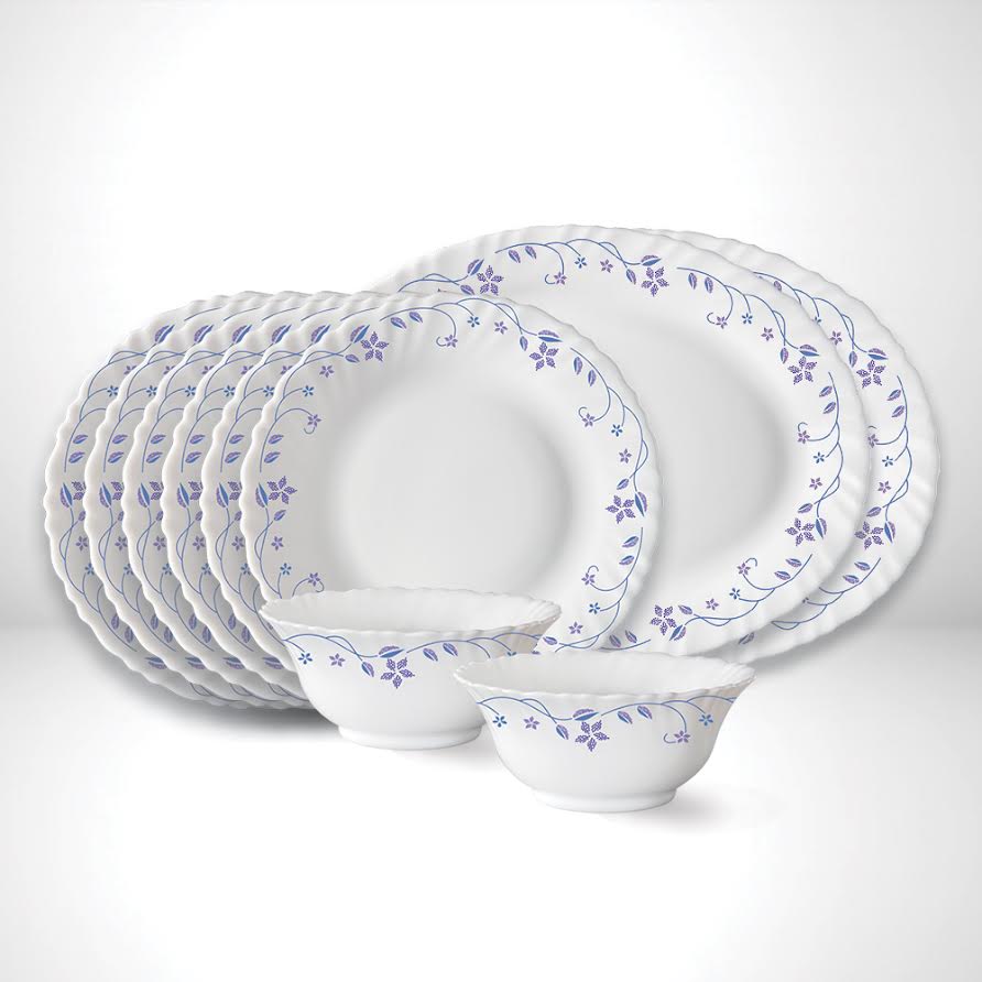 Larah by Borosil Flora Snack Set