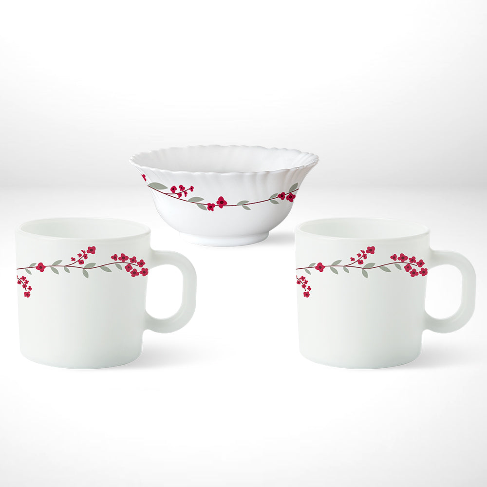 Larah by Borosil Verona High Tea Set