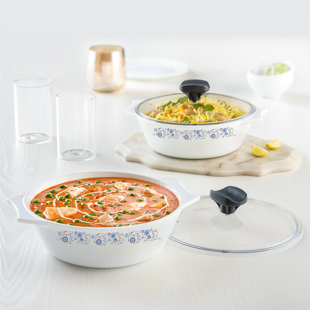 Larah by Borosil Mist Casserole Set