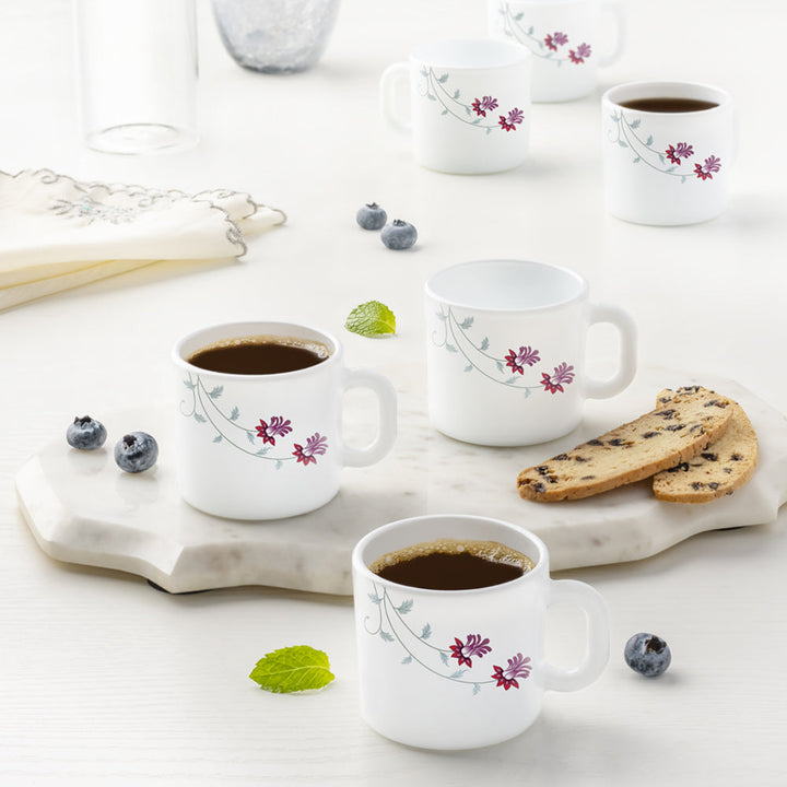 Larah by Borosil Flower Pot Mug Set