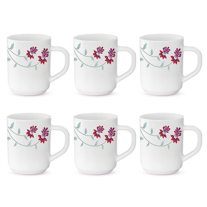 Larah by Borosil Flower Pot Mug Set