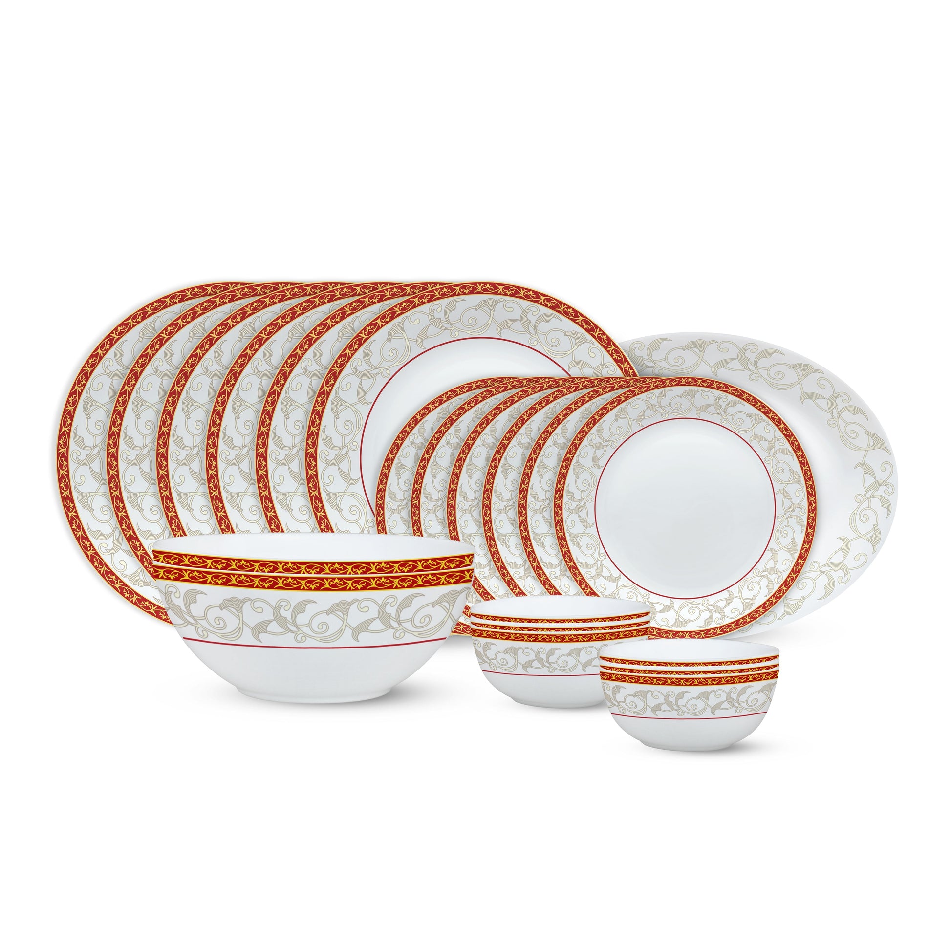 Larah by Borosil Ragina Dinner Set