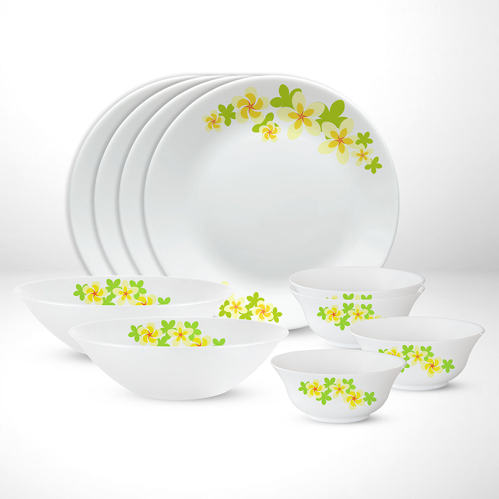 Larah by Borosil Golden Pearls Dinner Set