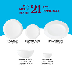 Larah by Borosil Mia Dinner Set