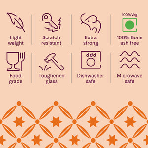 Larah by Borosil Ragina Dinner Set