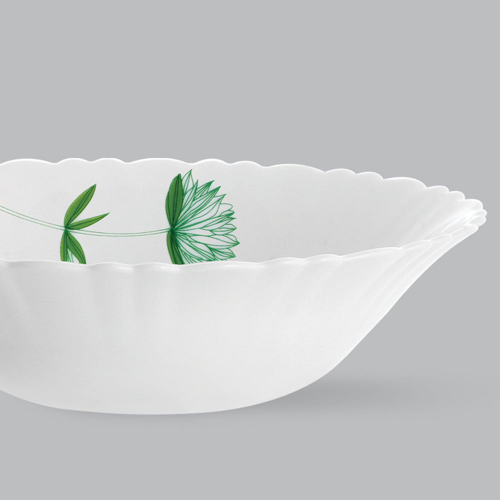 Larah by Borosil Green Lily Multipurpose Bowl