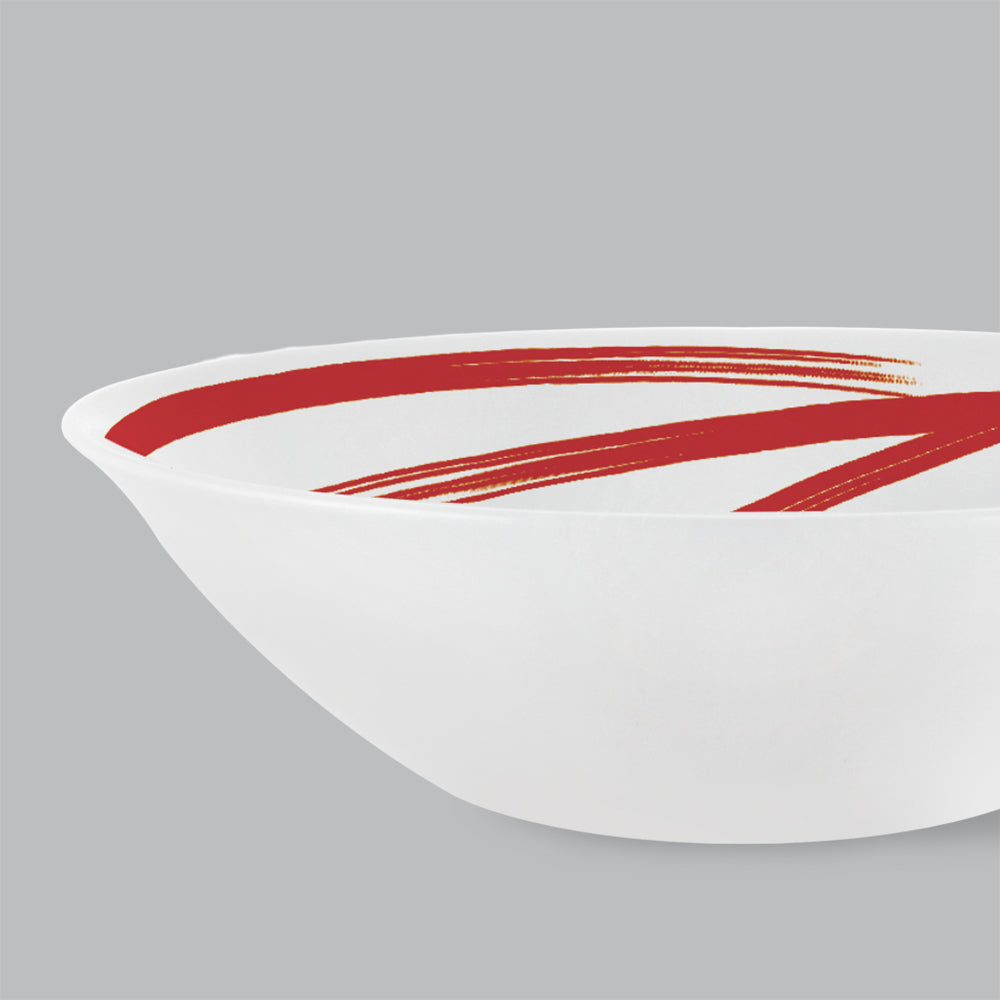 Larah by Borosil Red Stella Multipurpose Bowl