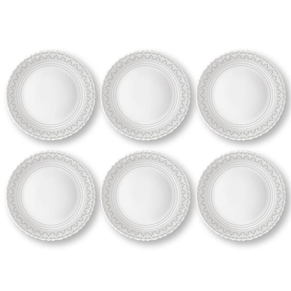 Larah by Borosil Classic Full Plate Set