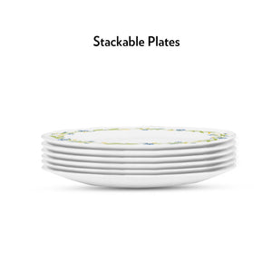 Larah by Borosil Cripper Full Plate Set