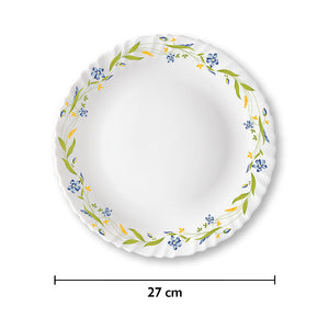 Larah by Borosil Cripper Full Plate Set