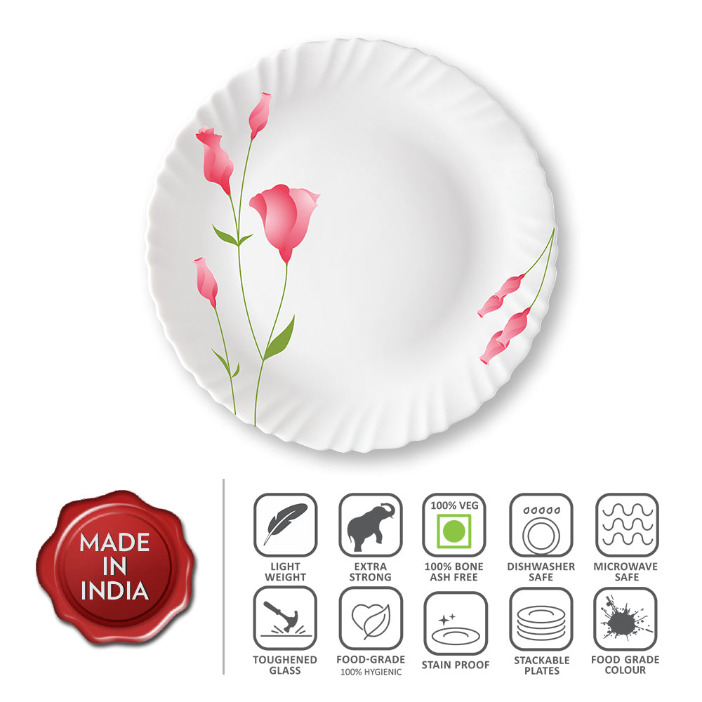 Larah by Borosil Diana Full Plate Set