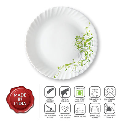 Larah by Borosil Erba Full Plate Set