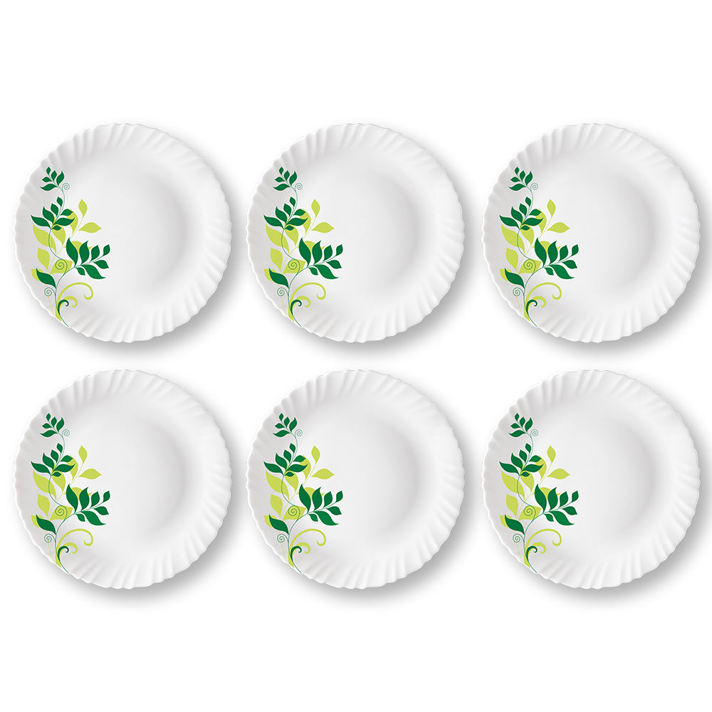 Larah by Borosil Fern Full Plate Set