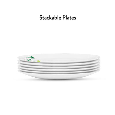 Larah by Borosil Fern Full Plate Set