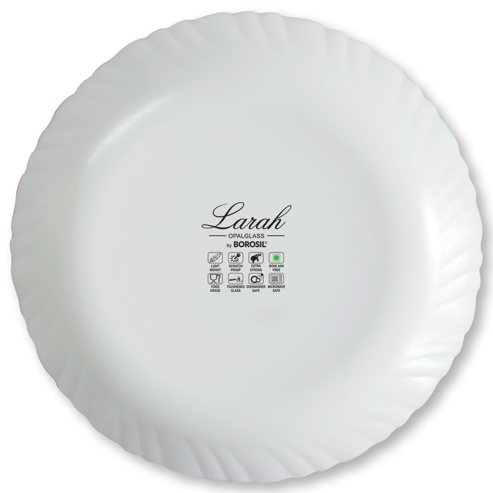 Larah by Borosil Fern Full Plate Set