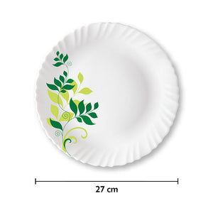 Larah by Borosil Fern Full Plate Set