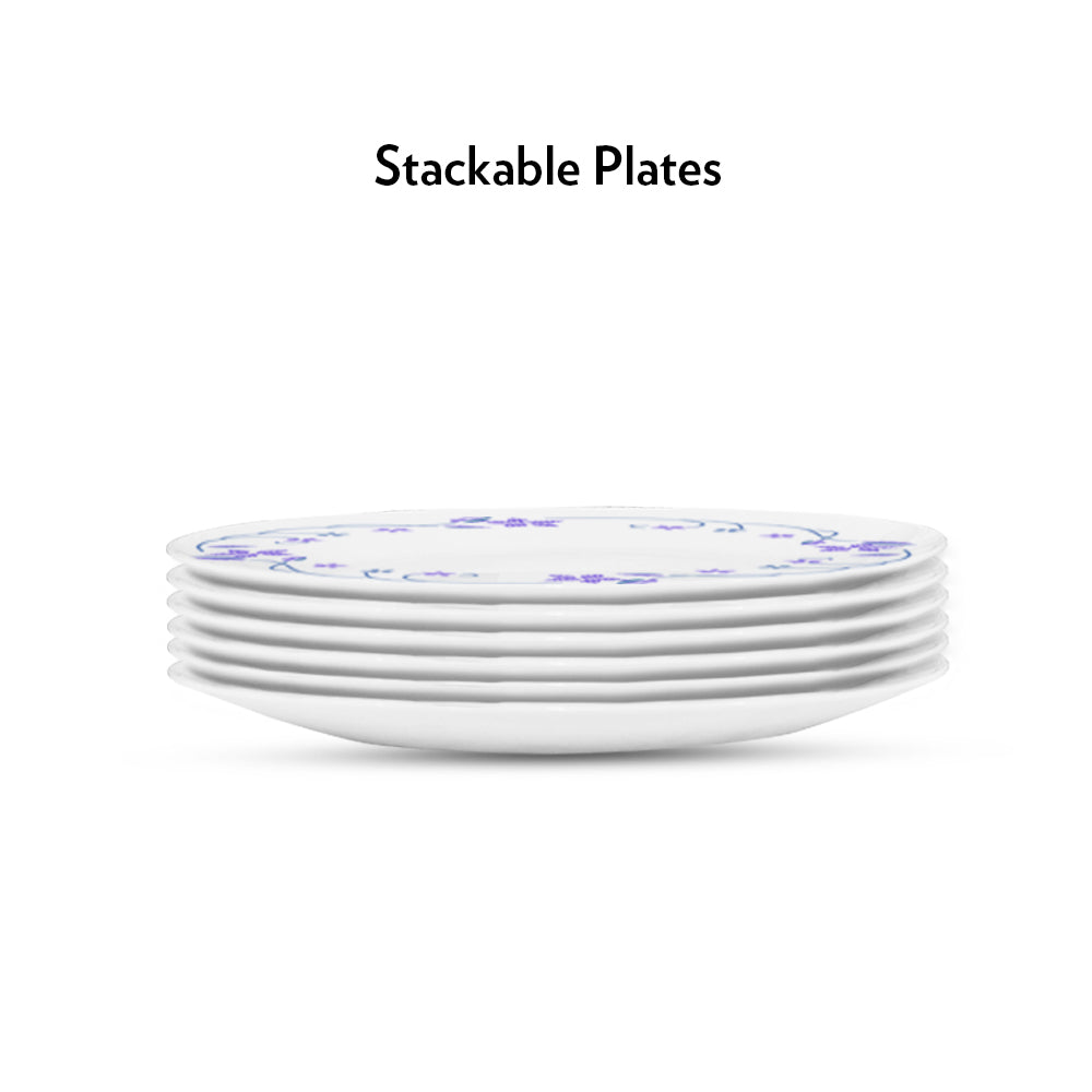 Larah by Borosil Flora Full Plate Set